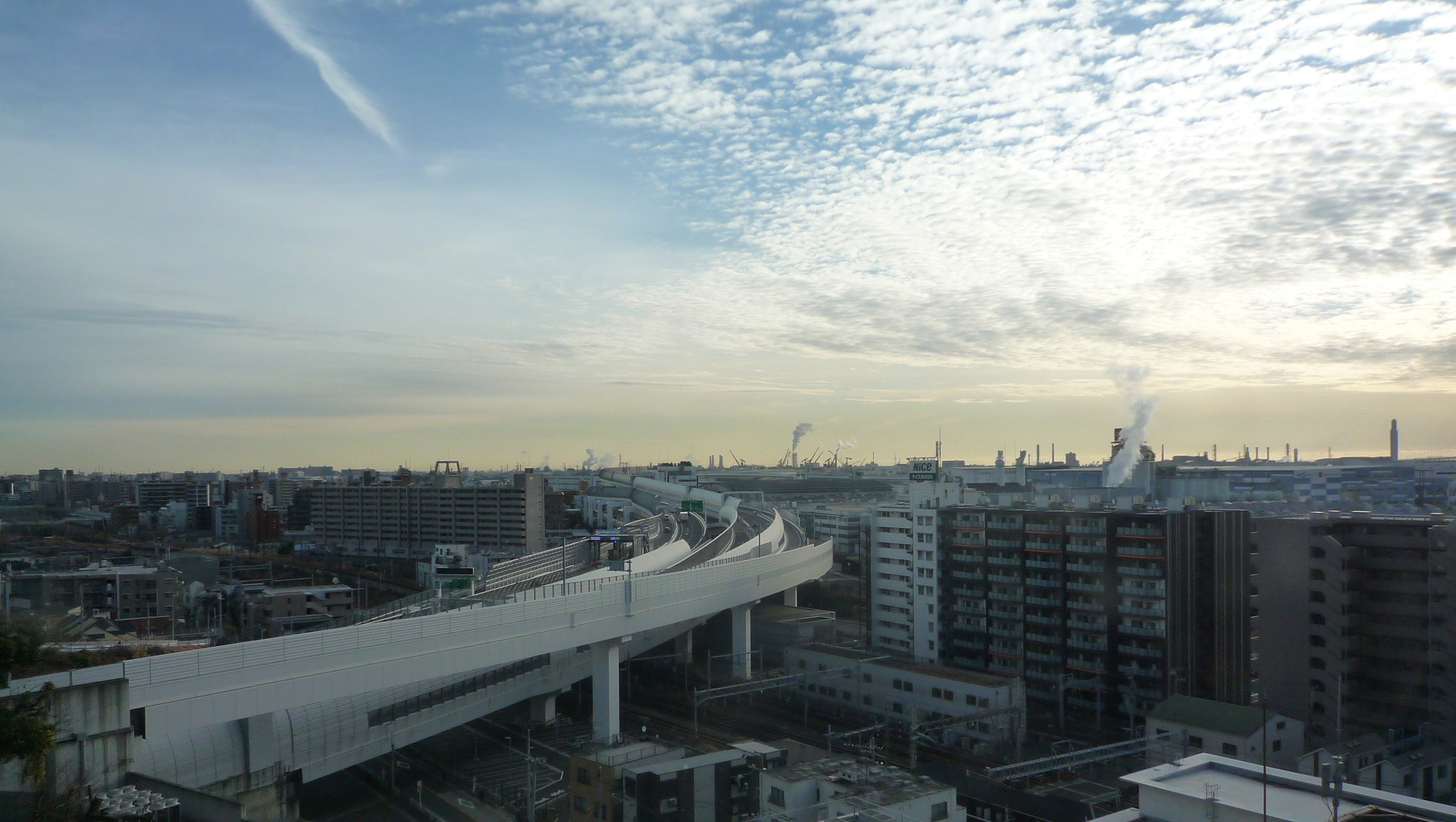 (参考 2025年1月撮影) 高校棟から